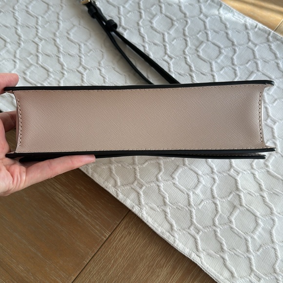 Kate spade tricolor handbag purse white black light beige - Picture 4 of 6